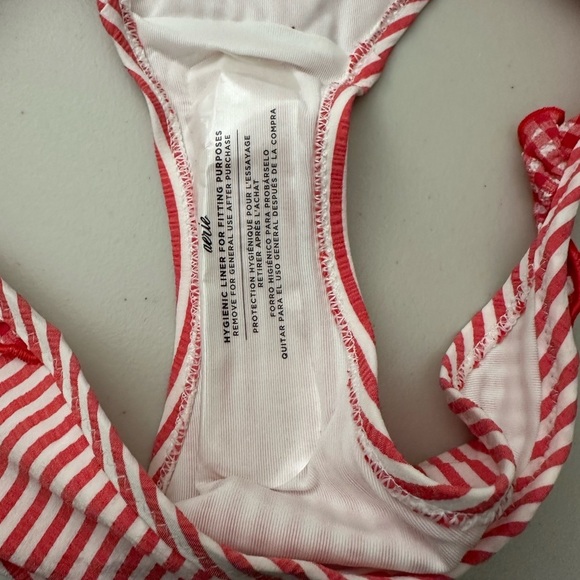 Aerie Red and White Striped Bikini Swim Bottoms Size Small and XS - Picture 6 of 7